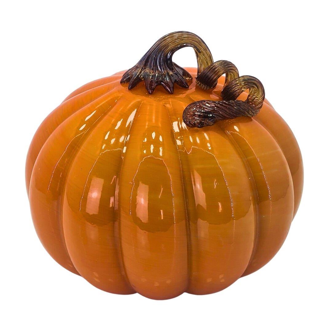 AydınEvAks.Cam Turuncu Kabak Obje 2
