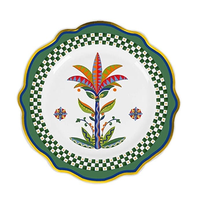 Bacı Milano Dolce Vita 6'lı Palm Servis Tabağı 27 Cm Porselen
