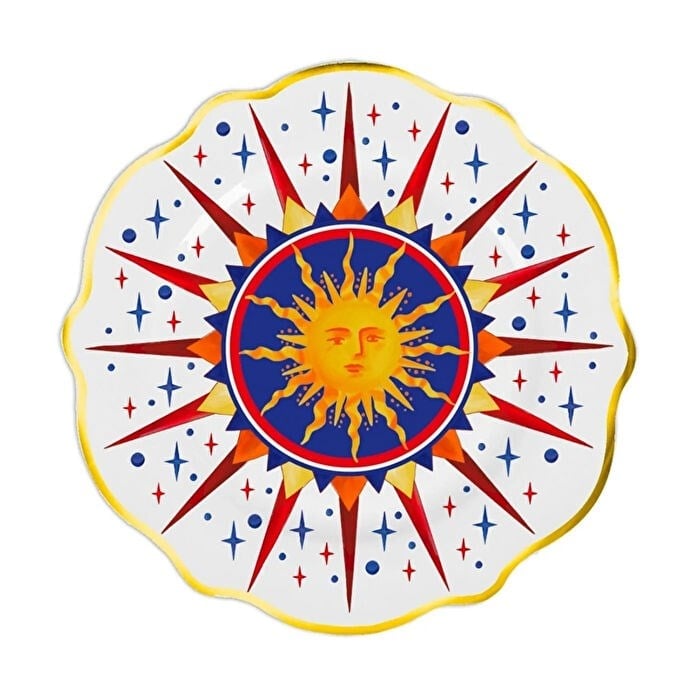 Bacı Milano Dolce Vita 6'lı Sun Pasta Tabağı 21 Cm Porselen