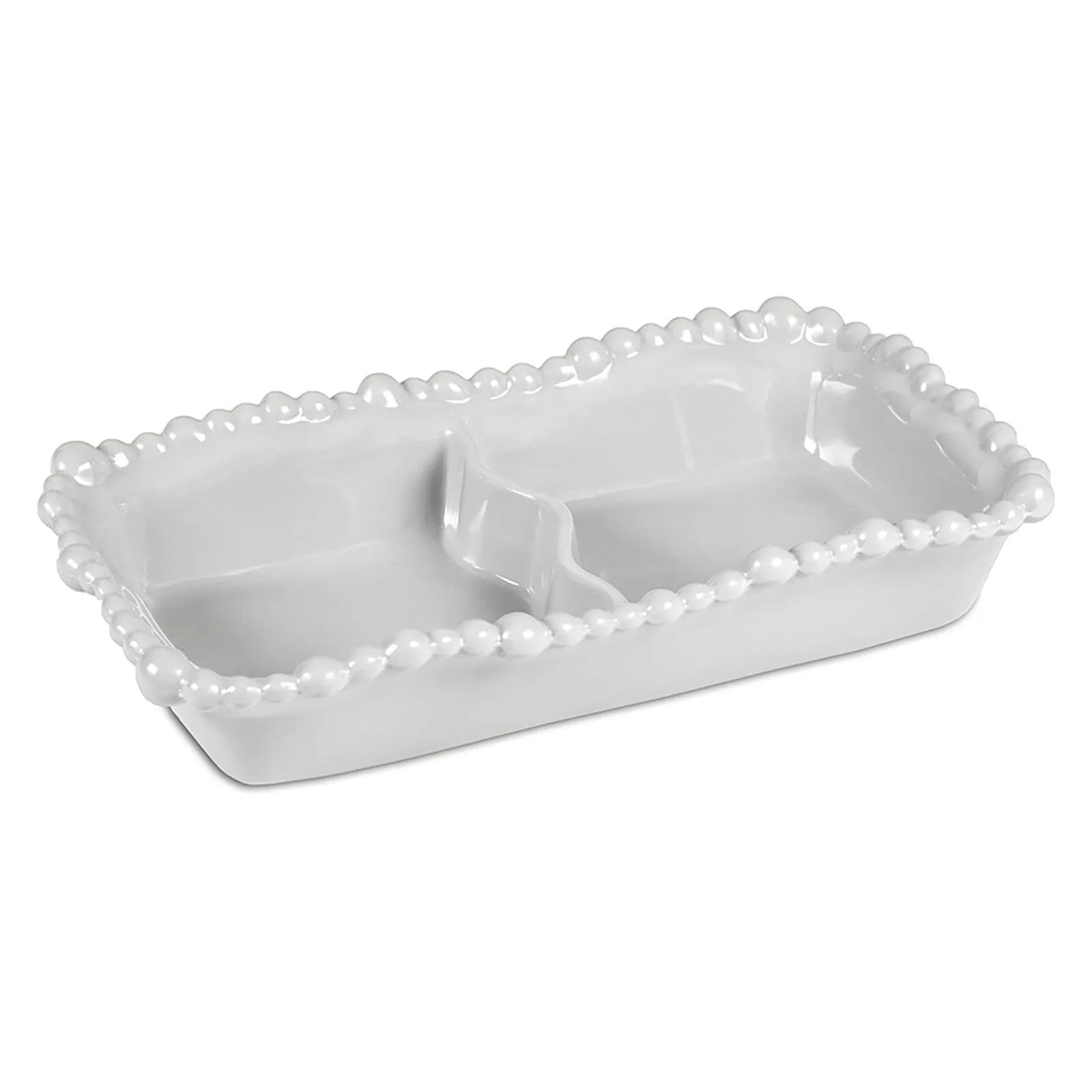 Bacı Milano Joke Table Kitchen Melamin 2 Bölmeli Tabak Beyaz