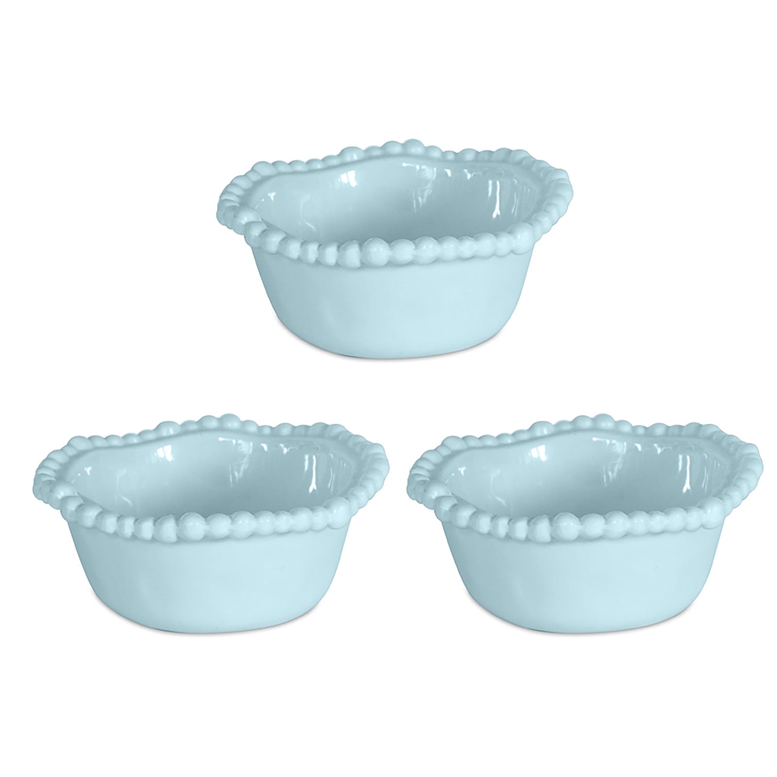 Bacı Milano Joke Table Kitchen Melamin 3'lü Küçük Kase Mavi