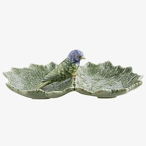 BRD Kuşlu Bölmeli Servis Tabağı 22 cm