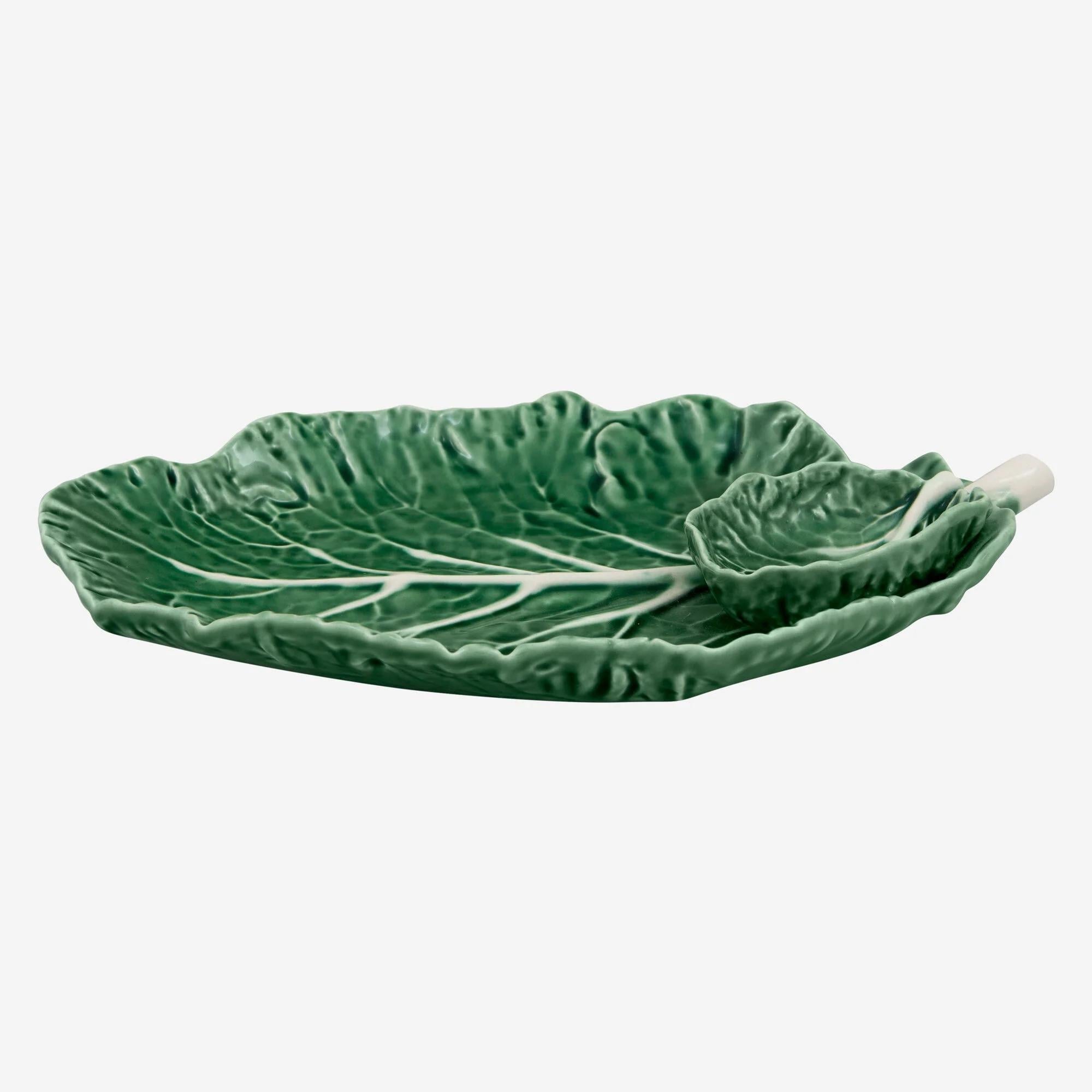 BRD Lahana Formlu Sosluklu Servis Tabağı 28 cm
