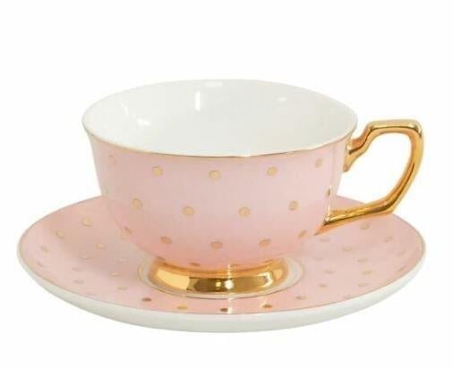 CRİSTİNA RE TEACUP POLKA GOLD BLUSH