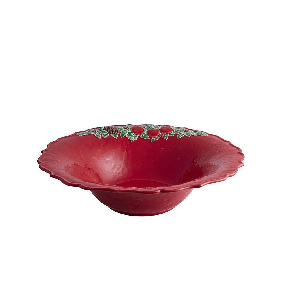 KRS-65020266 BORDALLO PİNHEİRO Christmas Garland Salata Kasesi 34cm