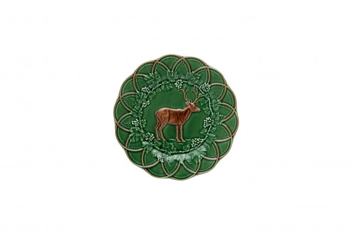 Krs 65020351 Bordalo Woods Geyik Yemek Tabağı