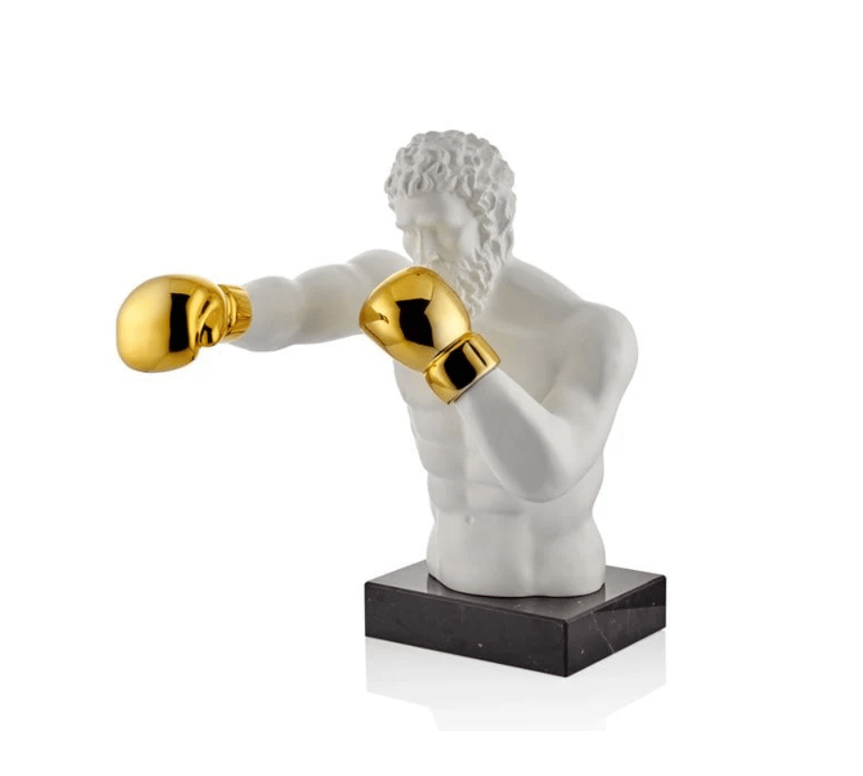 LMD ARES GOLD ELDIVENLI HEYKEL 33X56X56 CM