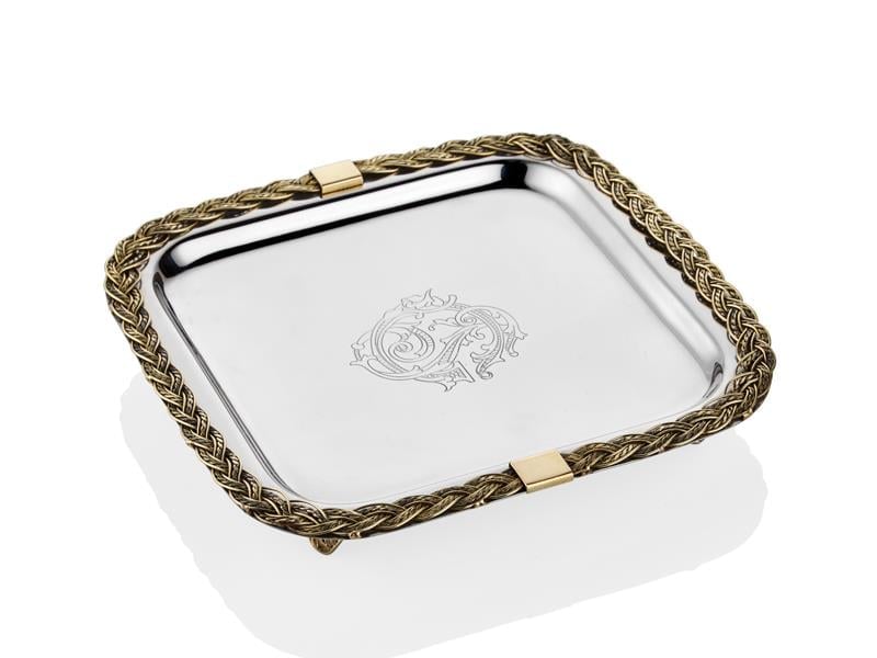 LMD BLACK PEARL HALATLI KARE TEPSI 19X19X4 CM (12)