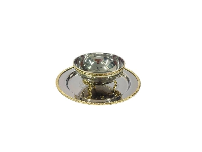 Lmd Border Collectıon Tepsı Ve Kase 2lı Takım 17x17x13,5 Cm