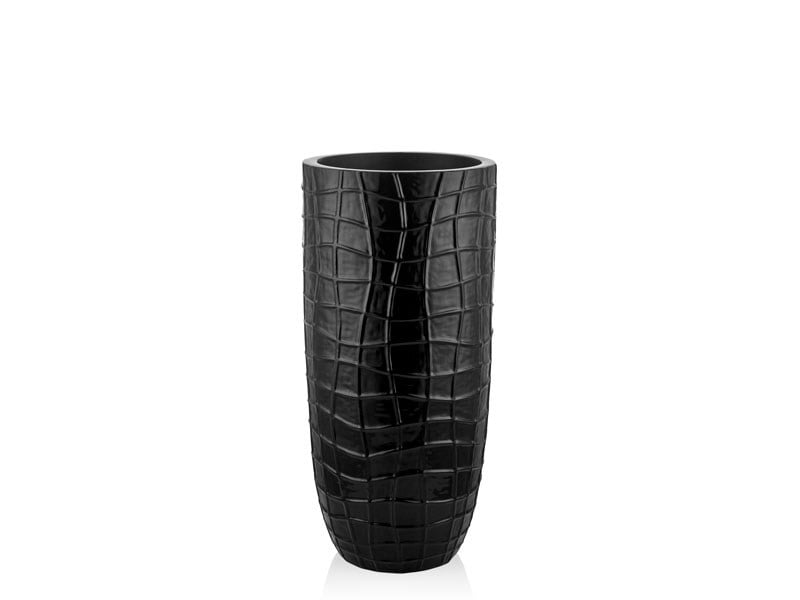 Lmd Glamour Kucuk Sıyah Vazo 34x34x70 Cm