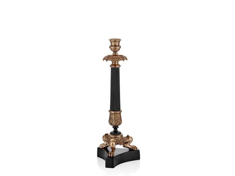 LMD GLINT SERISI ALTIN RENK KUCUK BOY MUMLUK 13.5x13.5x35.5 CM (12)