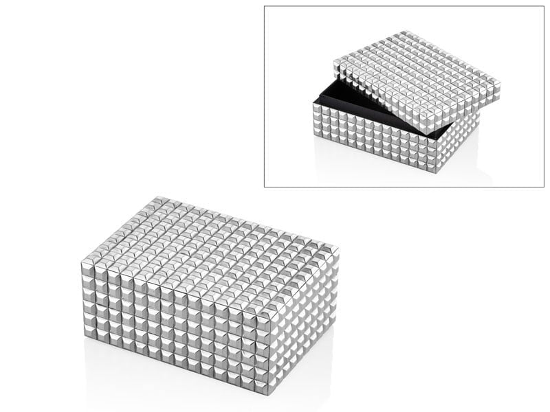 Lmd Key Desıgn Kucuk Gumus Kutu 18x13x7,5 Cm