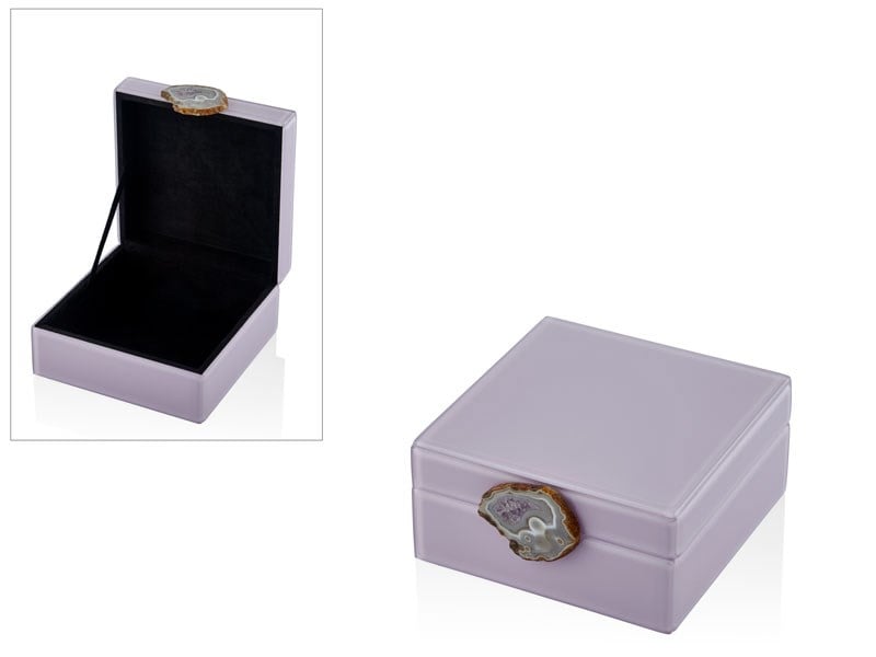 Lmd Lılac Small Square Box 16x16x8 Cm
