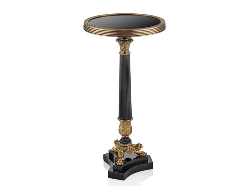 LMD LOUVRE KÜÇÜK YAN SEHPA BRASS RENK 73X30 CM