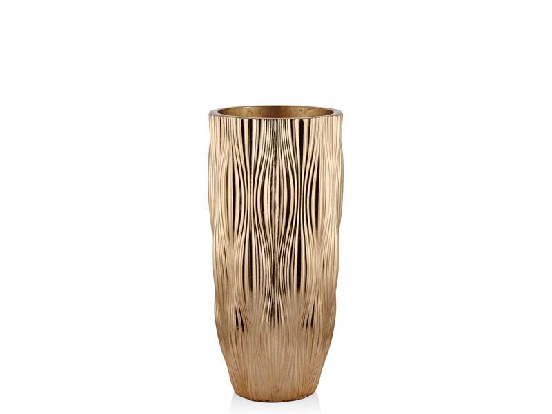 LMD MUSCLE KUCUK GOLD VAZO 34X34X70CM