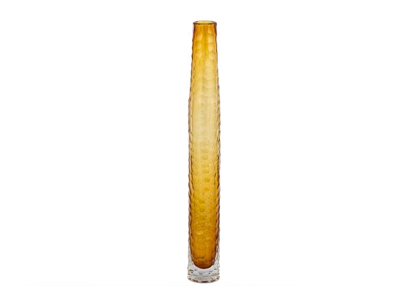 LMD TALL LARGE AMBER VASE 6,5X6,5X52 CM