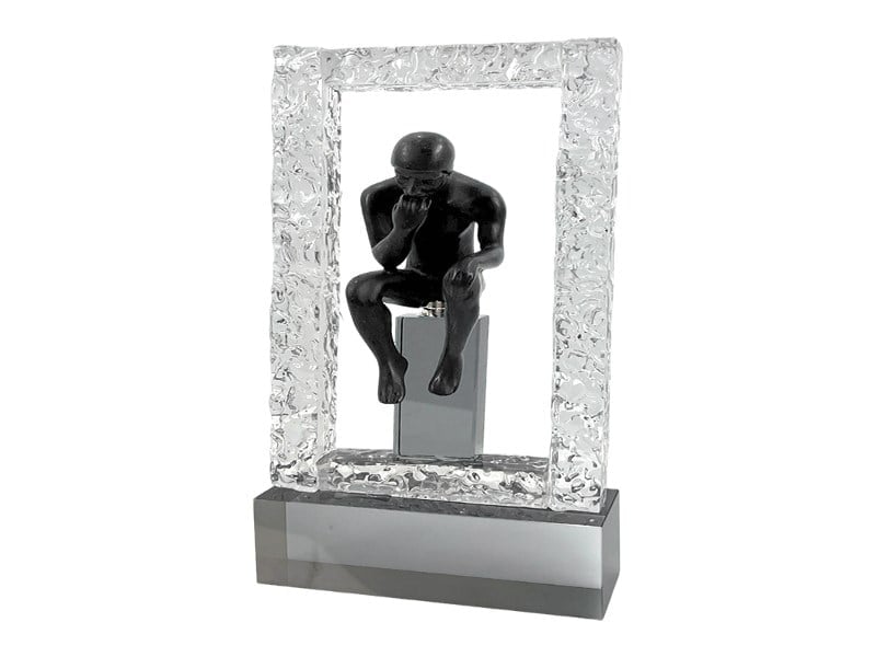 Lmd Thınker Statue In Frame 15x5x29 Cm
