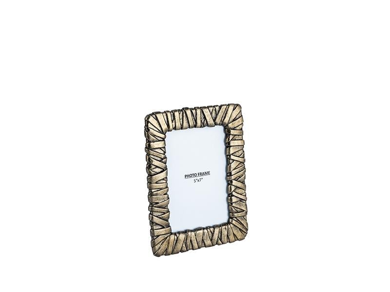 LMD WRAP COLLECTION ANTIQUE BRASS MEDIUM PHOTO FRAME 18X23CM