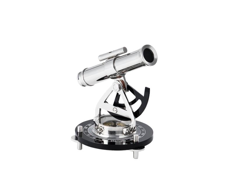 LMDR DECORATIVE THEODOLITE NICKEL BLACK 10X16X14 CM