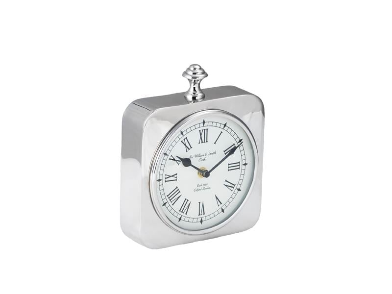 LMDR STEEL SQUARE TABLE CLOCK 4,5X18X22 CM