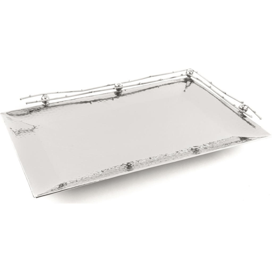 MİKASA ANTİK GÜMÜŞ TEPSİ 42X29CM