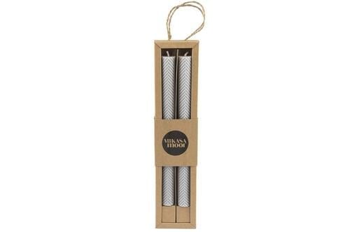 MİKASA BALIK SIRTI AÇIK GRİ MAT 25CM 2Lİ MUM