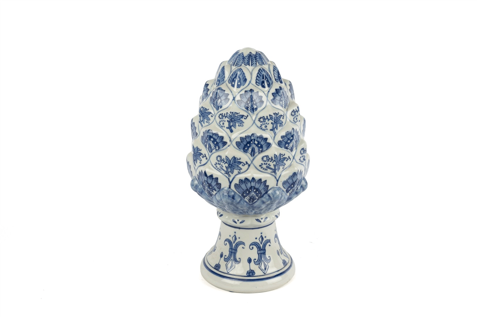Mikasa Blue Blanc Kozalak Dek Obje 20x35cm