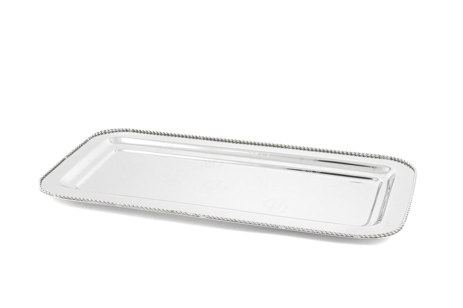 MİKASA Darly Gümüş Metal Dik Tepsi 38x18cm