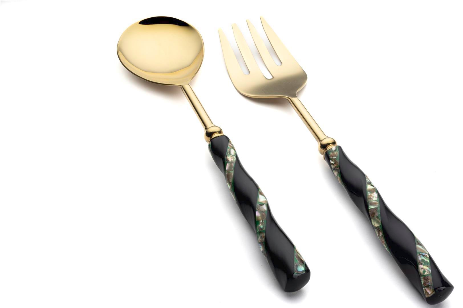 MİKASA ELSA GOLD 2Lİ SALATA SERVİS SET