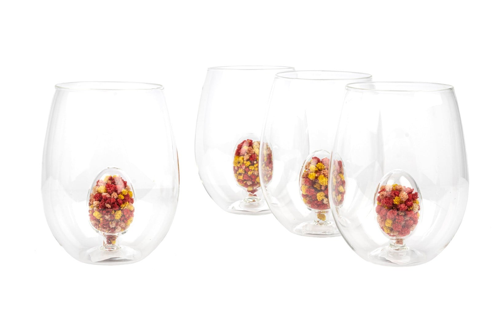 Mikasa Flower Cam 4lü Meşrubat Bardağı 540ml