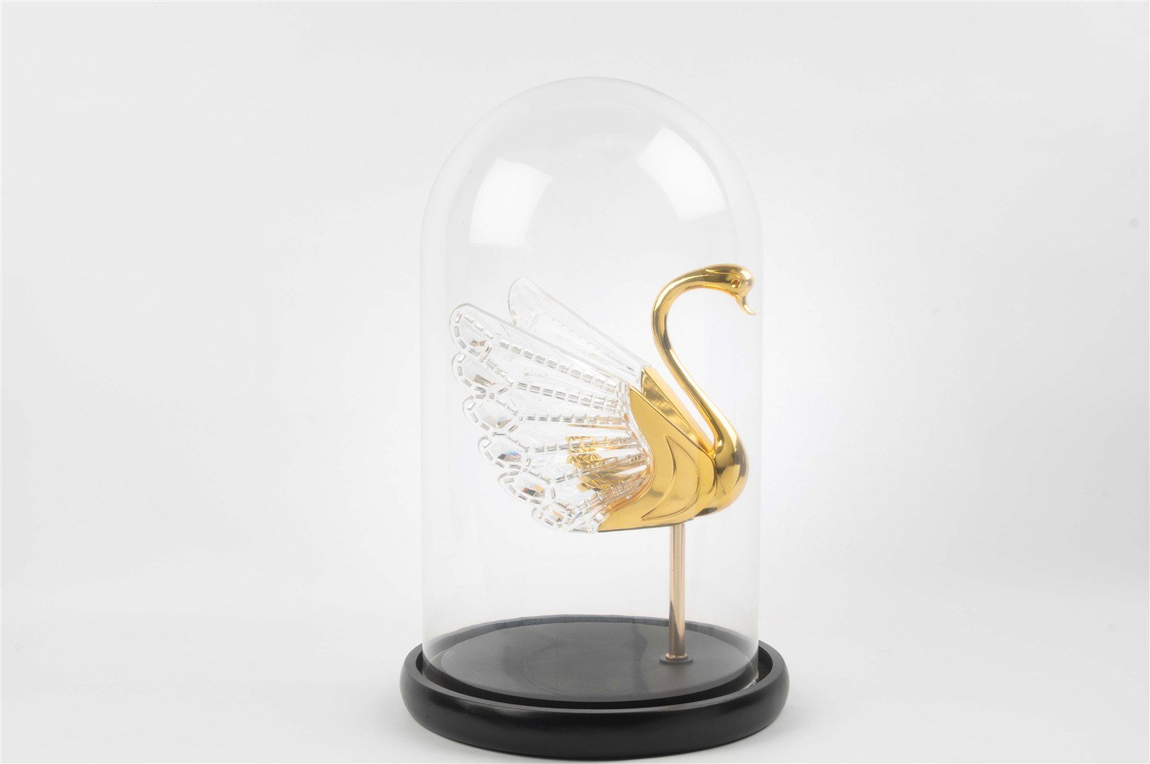 Mikasa Gold Kristal Kuğu Fanus 22x38cm