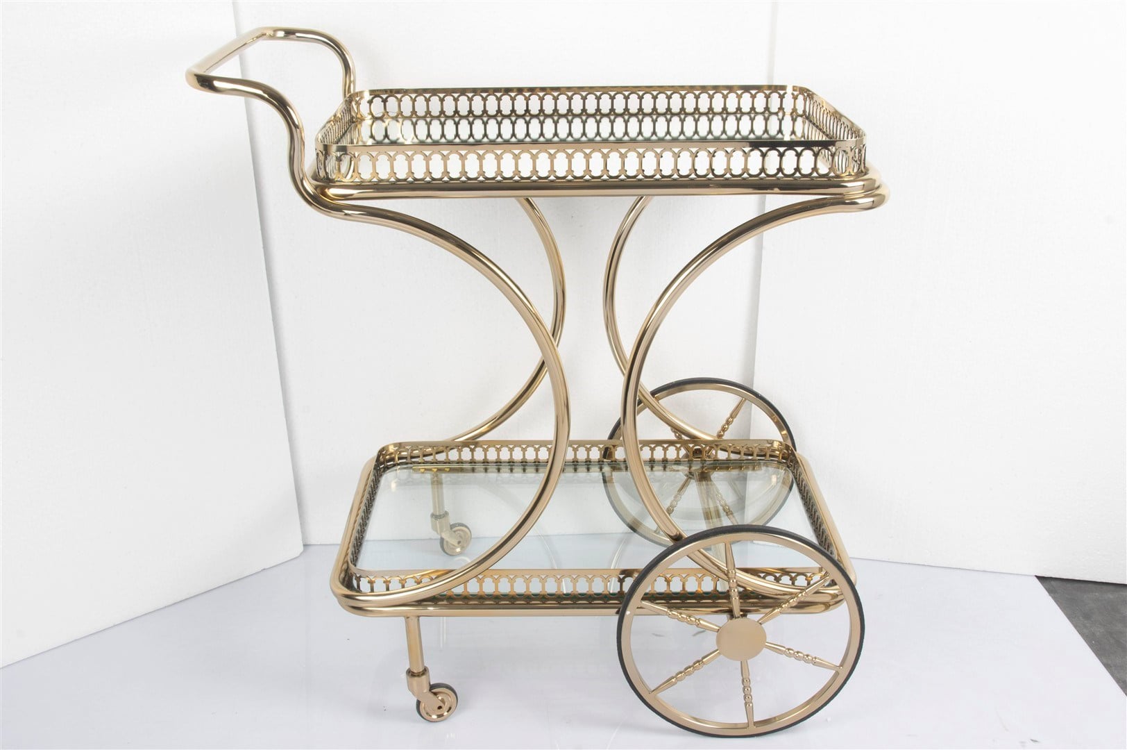 Mikasa Gold Parlak Servis Arabası 80x47x86cm