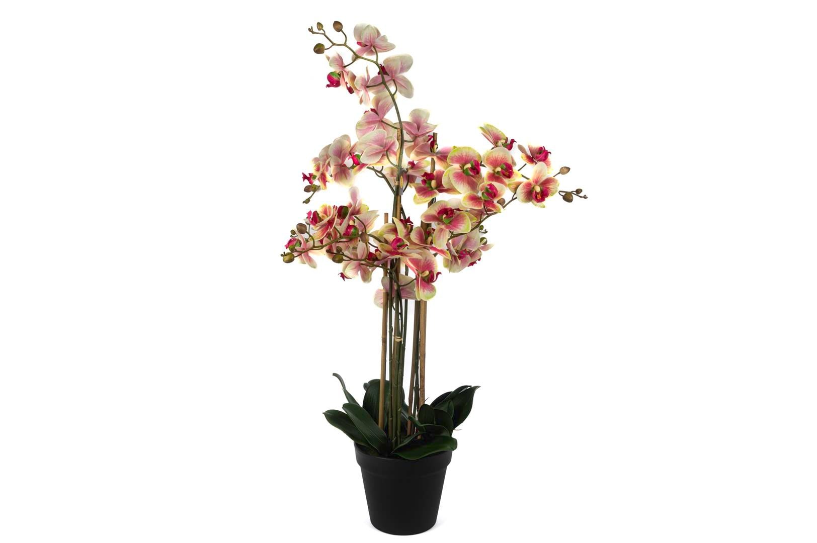 Mikasa Krem Pembe 8li Yapay Orkide 110cm