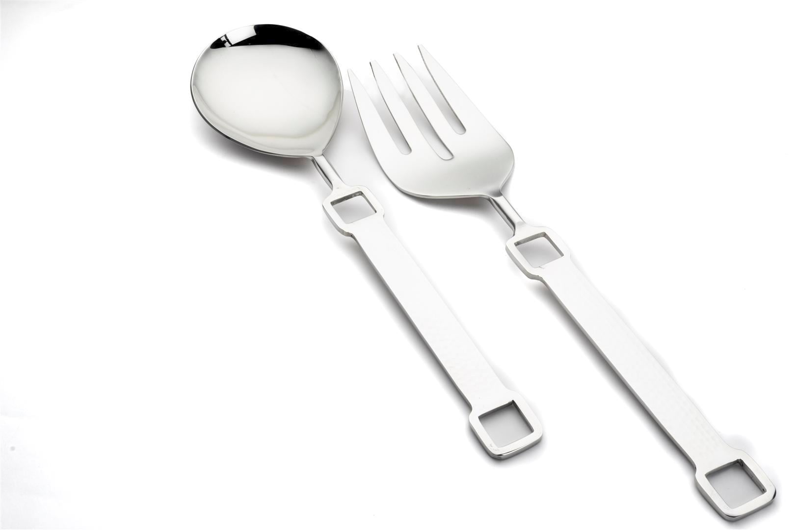 mikasa Mira Gümüş 2li Salata Servis Seti