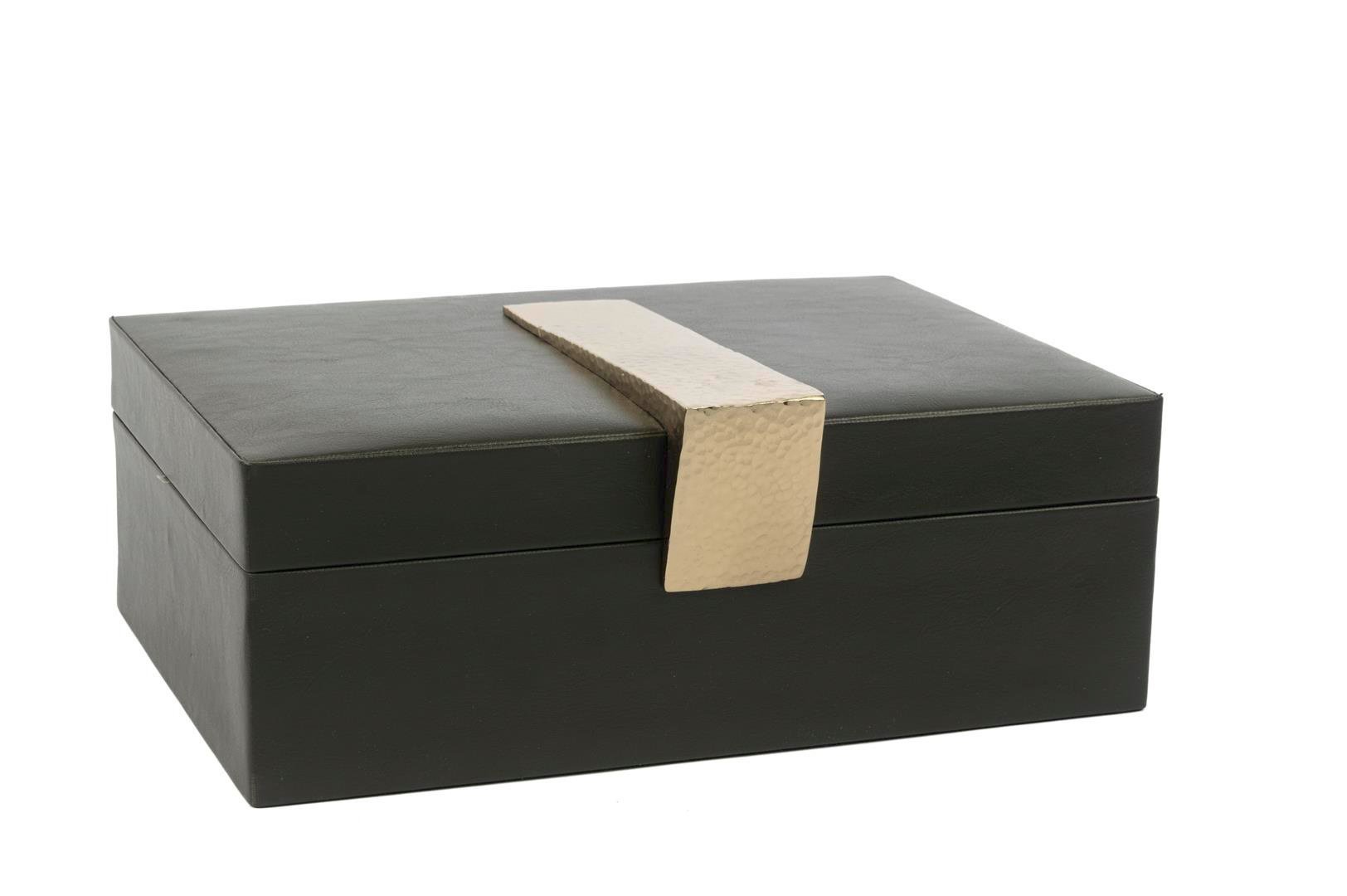 MİKASA Olive Gold Şeritli Kutu 30x23x13cm