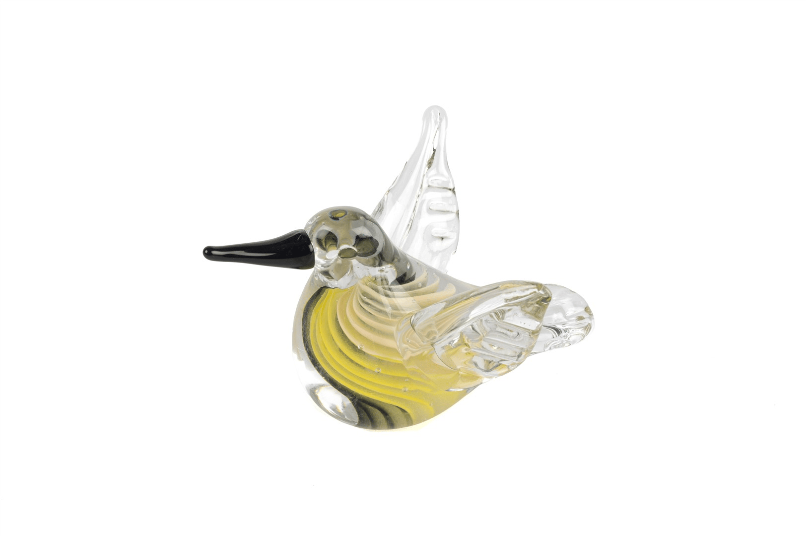 Mikasa Sarı Yeşil Kuş Obje 13x8cm