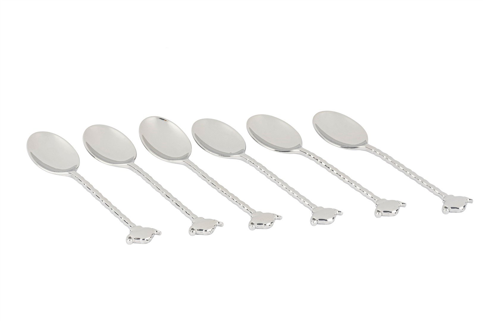 Mikasa Silver 6lı Çaydanlık Figürlü Çay Kaşığı
