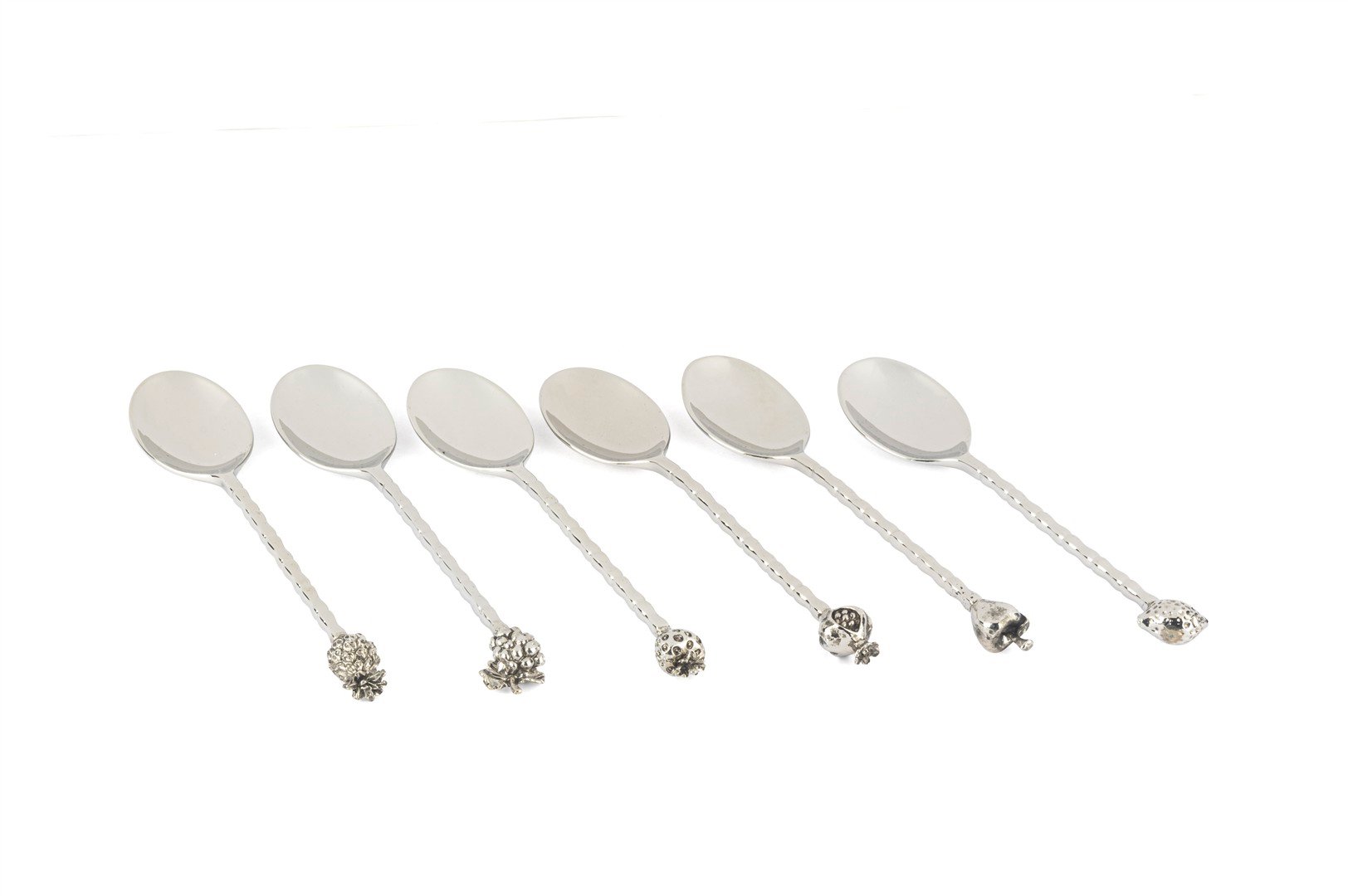 Mikasa Silver 6lı Meyve Figürlü Çay Kaşığı