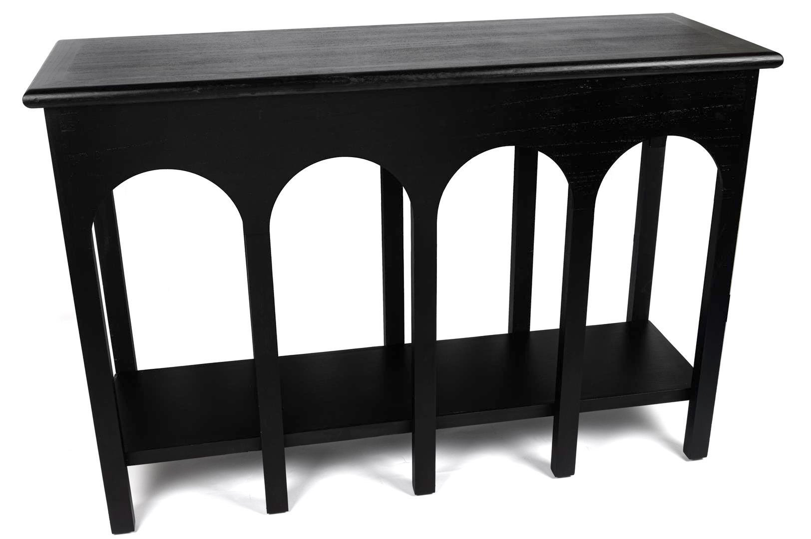 MİKASA SİYAH AHŞAP KONSOL 120*40*81 CM