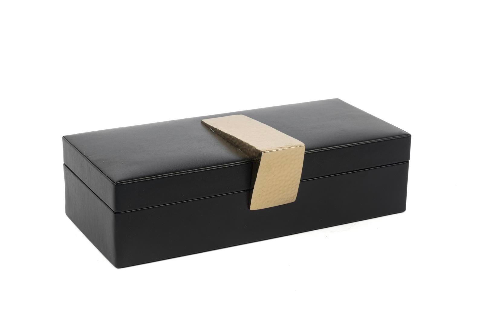 MİKASA Siyah Gold Şeritli Kutu 30x16x10cm