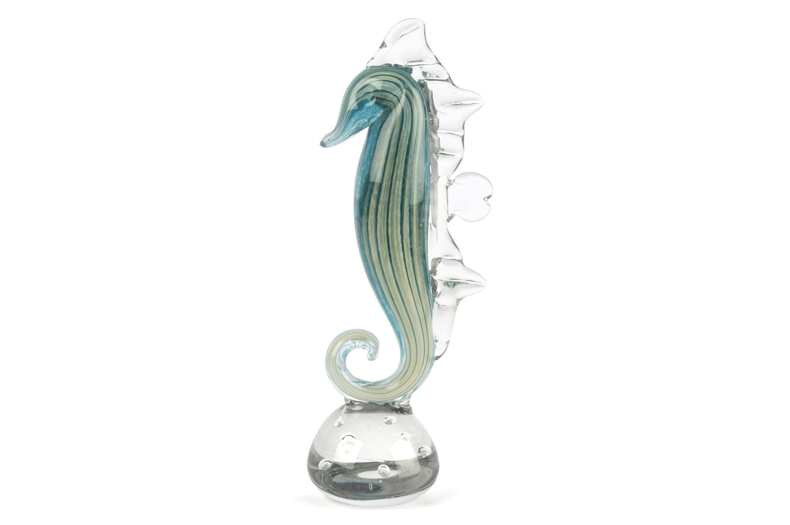 Mikasa Turkuaz Cam Dek Denizatı 33x11cm