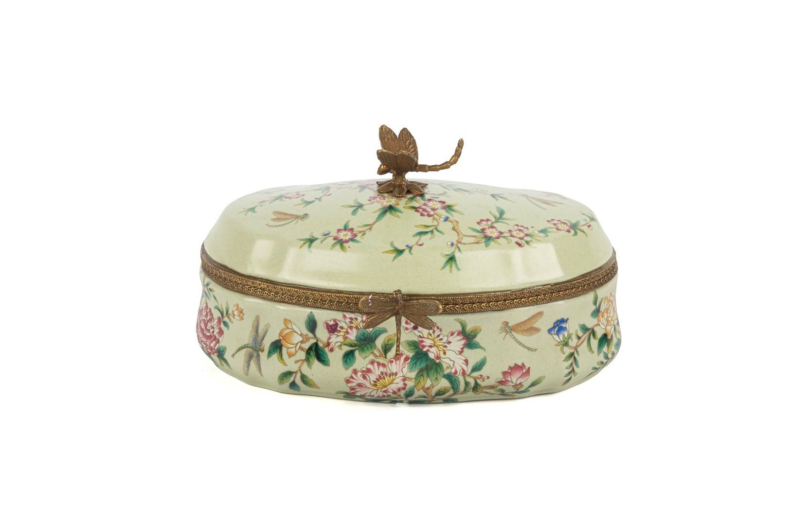 MİKASA YEŞİL YUSUFÇUK TAKI KUTUSU 26X15 CM
