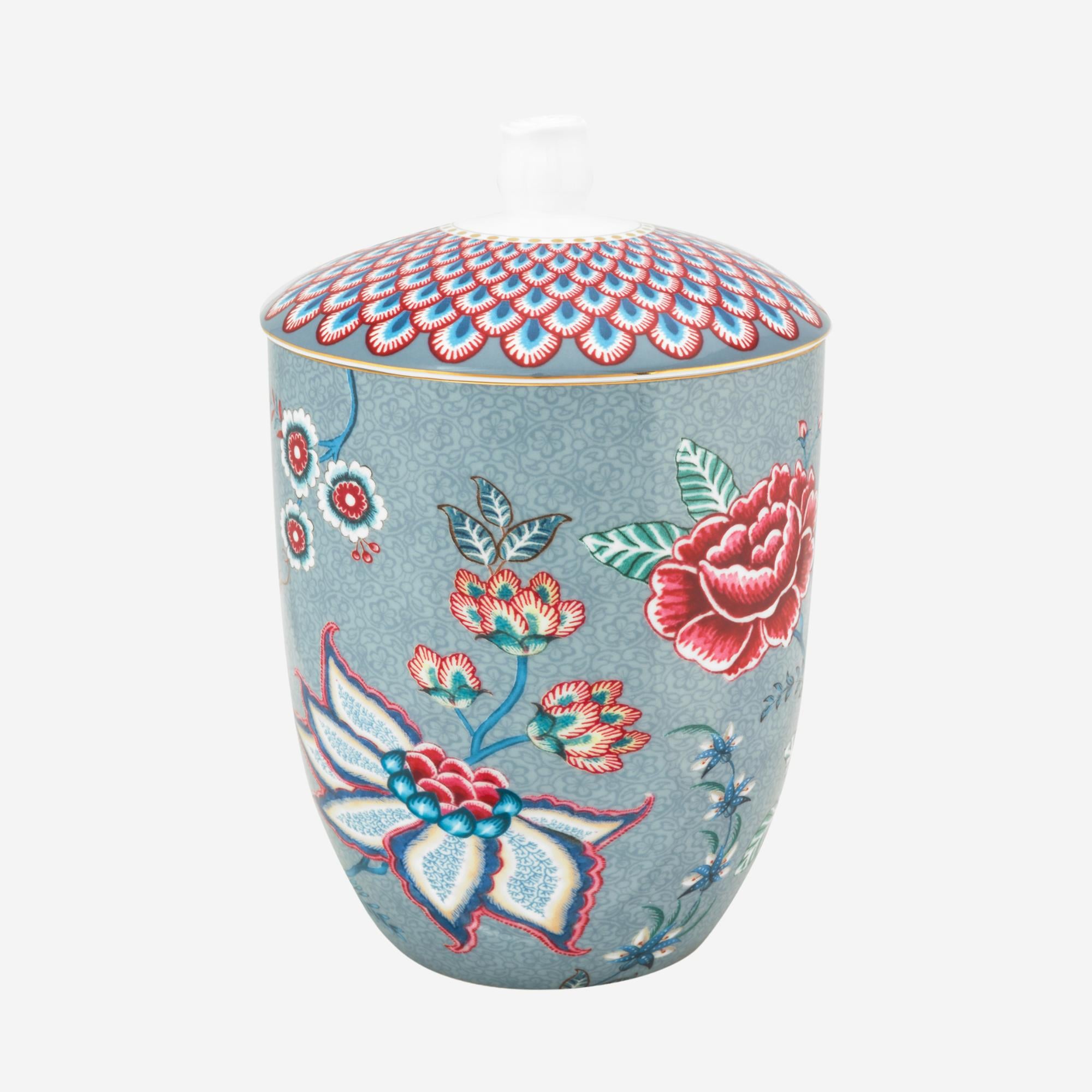PIP STUDIO Flower Festival Mavi Küp 1500 ml