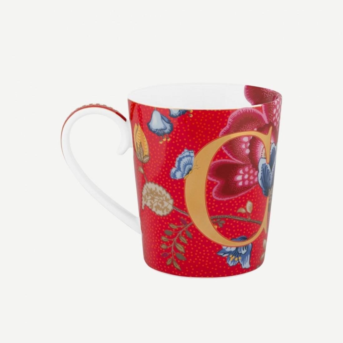 PIP STUDIO  Harfli Mug Kırmızı C 350 ml