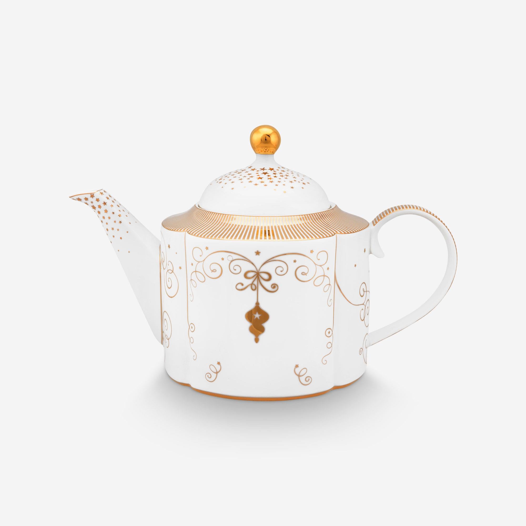 PIP STUDIO Royal Altın / Beyaz   Demlik 1650 ml