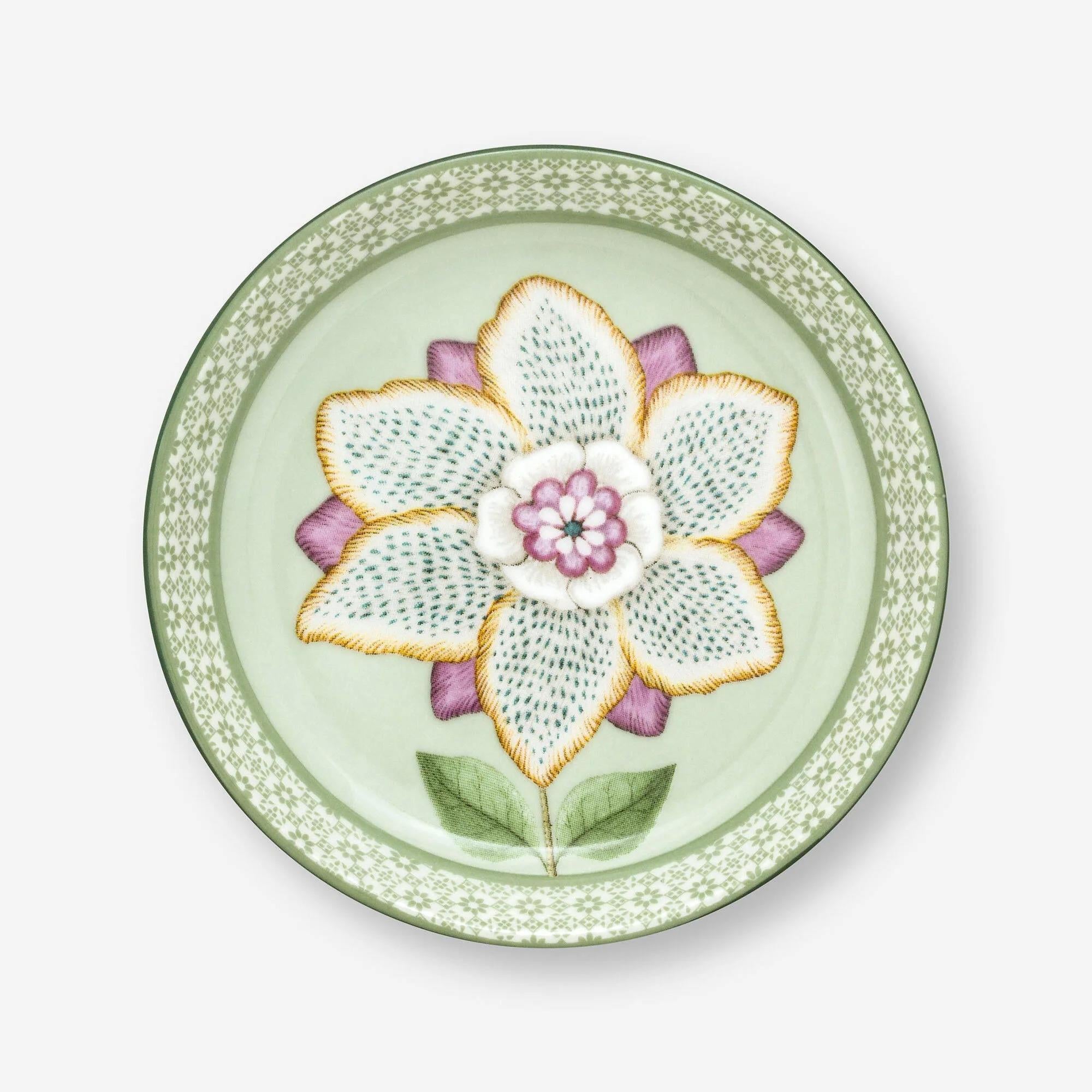 Pip Studio Yeşil Porselen Çay Tabağı 9 Cm Lily & Lotus Collection