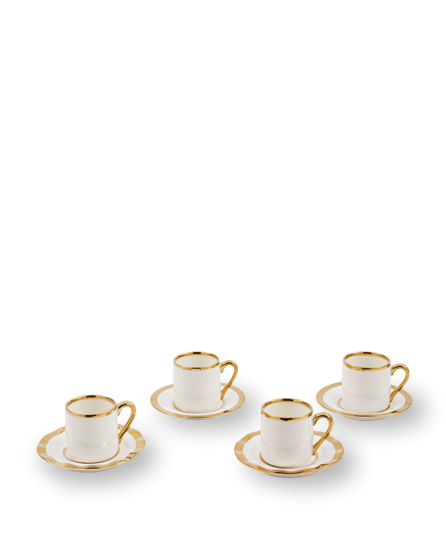 Pols Potten Espresso Cups Golden Finds Set 4