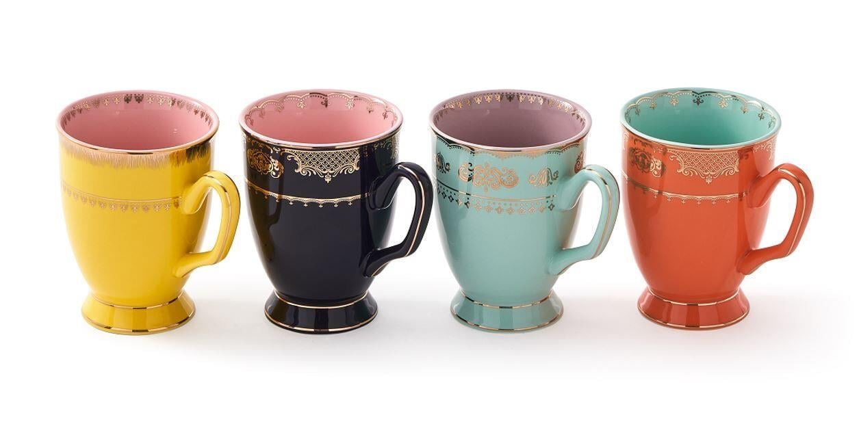 POLS POTTEN Grandpa 4 lü Mug Seti