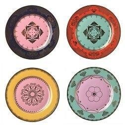POLS POTTEN  Side Plate Grandpa- 4'lü Set