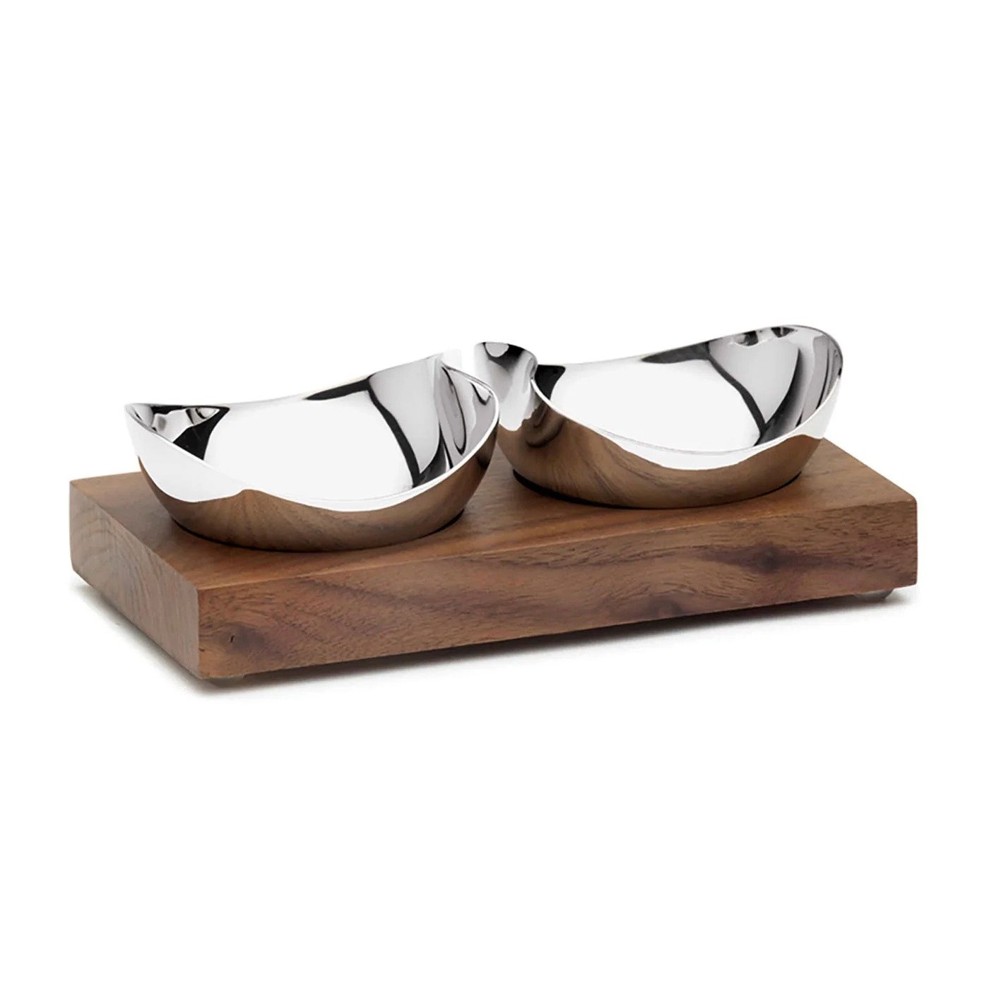 Robert Welch Drıft (br) V Pınch Pot Set 2p Wıth Walnut Base